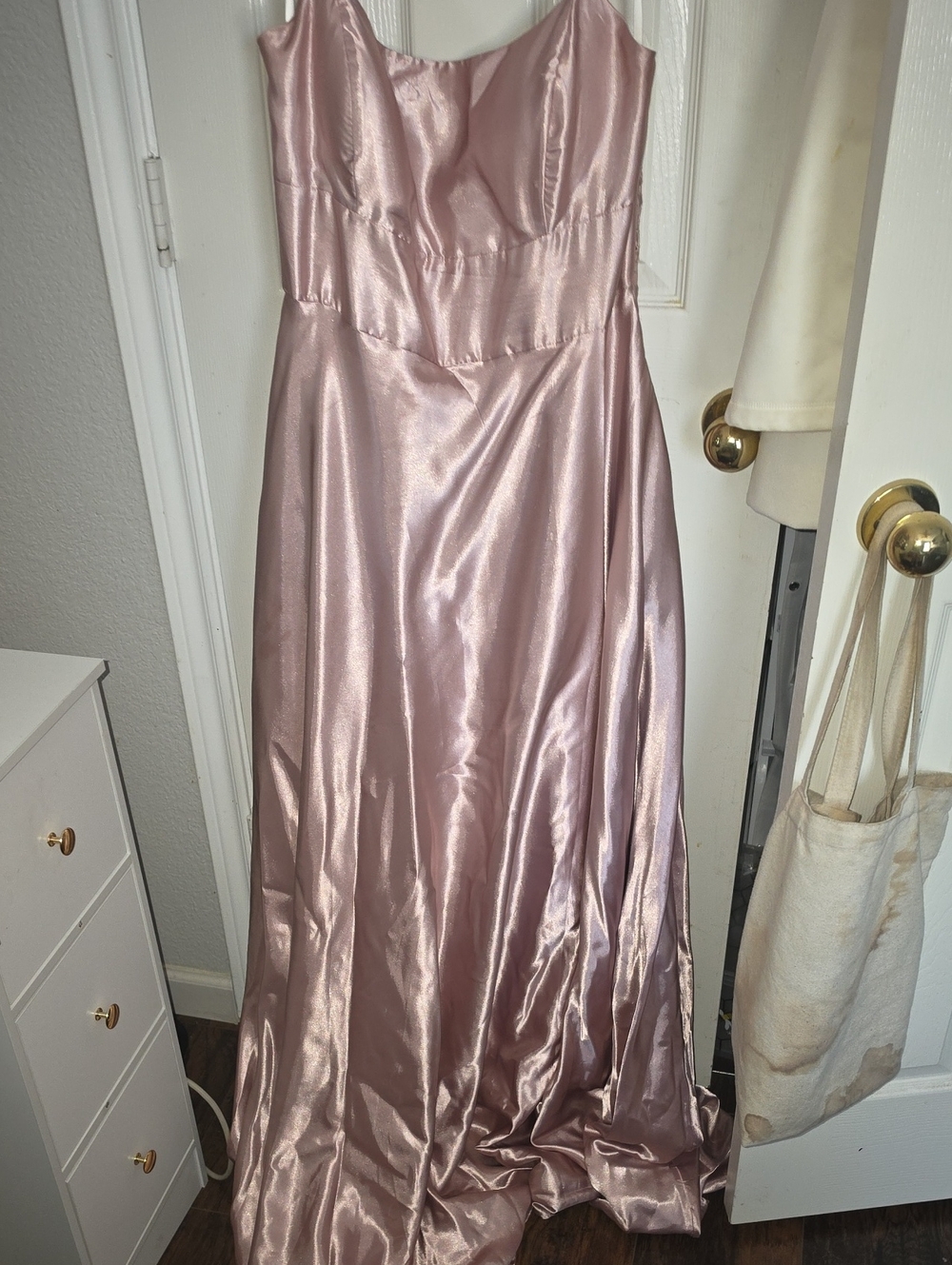 Soft Pink Prom Style Dress